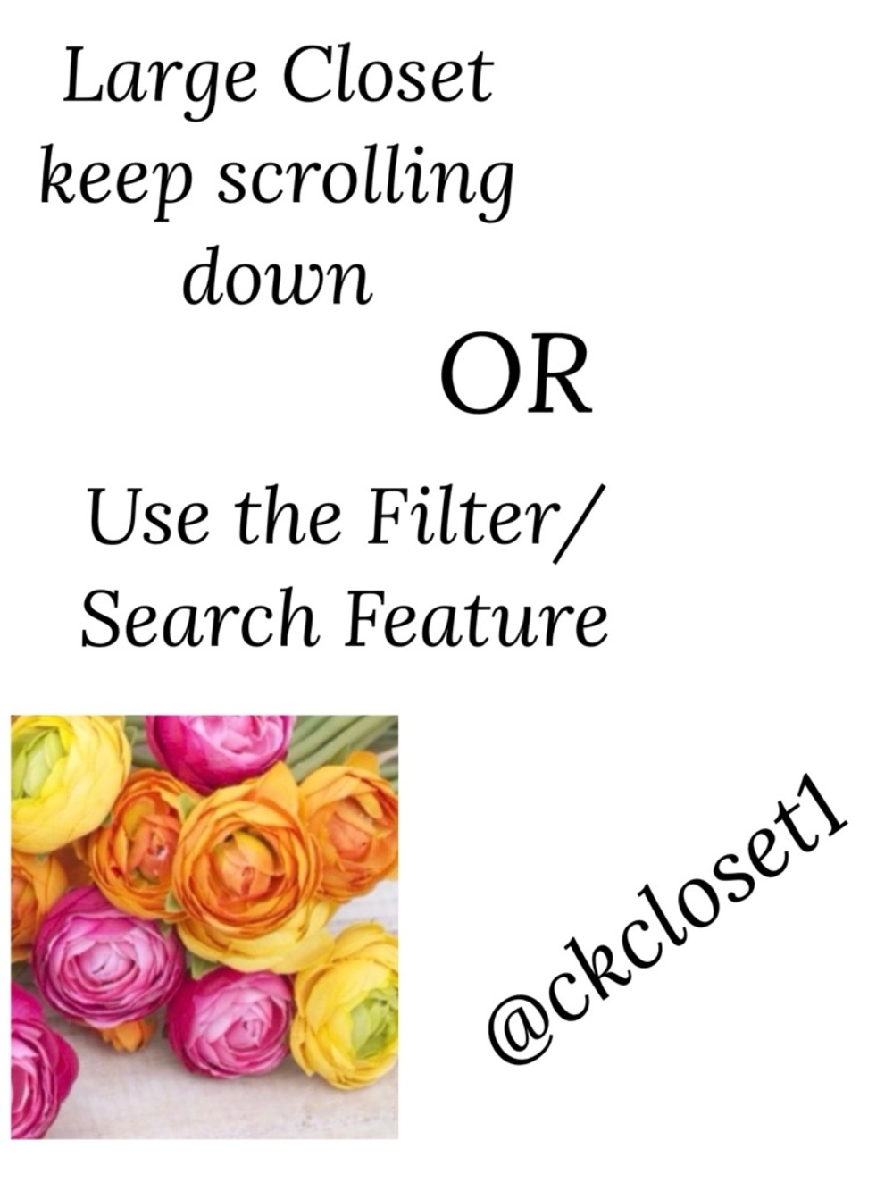 Large Closet....Keep Scrolling Down! (OVER 1700+ Active Listings)!